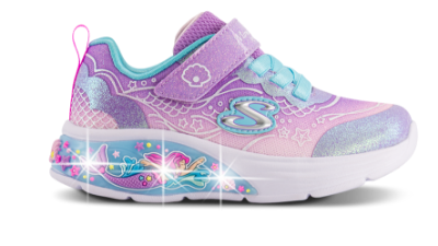 Skechers S-Lights My Dreamers Lil Mermaid Sneaker Lilla 303061N (21-26