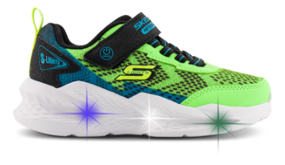 Skechers S-Lights Meteor-Lights 2.0 Sneaker Grøn 401490L (27-36)