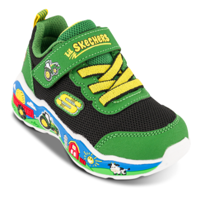 Skechers John Deere Play Scene Barn Squad Buddies Sneaker Grønn 407065