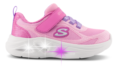 Skechers S-Lights Glide Step Lights Sneaker Rosa 303729N (21-26)