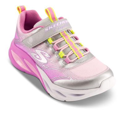 Skechers S-Lights Cosmic Glow Sneaker Sølv 303712L (27-36)