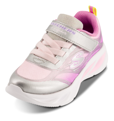 Skechers S-Lights Cosmic Glow Sneakers Sølv 303712N (21-26)