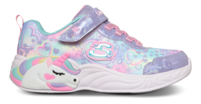 Skechers S-Lights Unicorn Dreams Sneaker Lilla 303063LC (27-36)