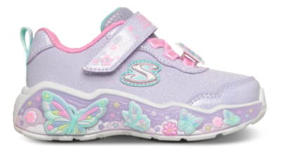 Skechers S-Lights Butterfly Bliss Sneaker Lilla 303066NC (21-26)