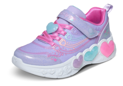 Skechers S-Lights Enchanted Heart Sneaker Lilla 303266LC (27-36)