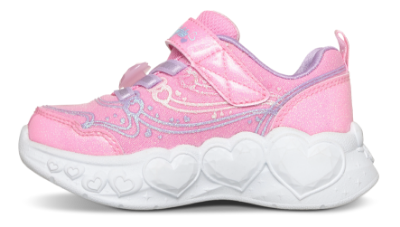 Skechers S-Lights Enchanted Heart Sneaker Pink 303266NC (21-26)