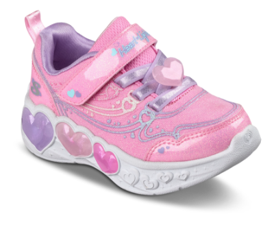 Skechers S-Lights Enchanted Heart Sneaker Pink 303266NC (21-26)
