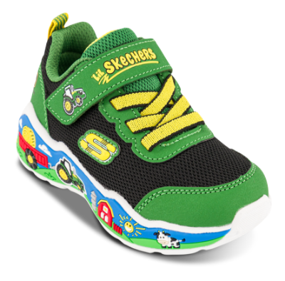 Skechers John Deere Play Scene Barn Squad Buddies Sneaker Grøn 407065N