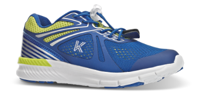 KOOL børnesneaker blå/lime