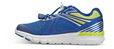 KOOL børnesneaker blå/lime