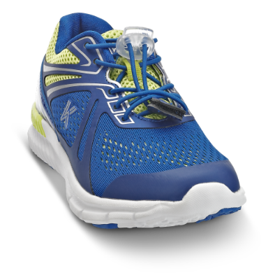 KOOL børnesneaker blå/lime