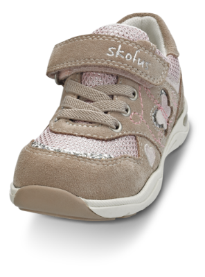 Skofus barnesneaker beige/rosa