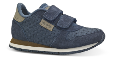 Woden Wonder børnesneaker blå WW030