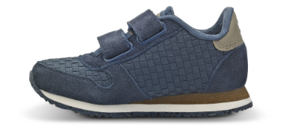 Woden Wonder børnesneaker blå WW030