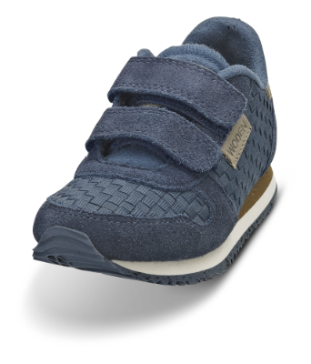 Woden Wonder børnesneaker blå WW030