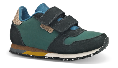 Woden Wonder barnesneaker grøn WW1400