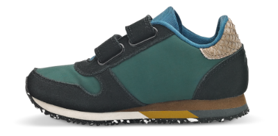 Woden Wonder barnesneaker grøn WW1400