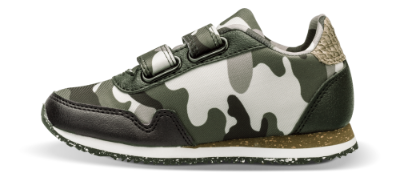 Woden Wonder børnesneaker camouflage WW8880-337