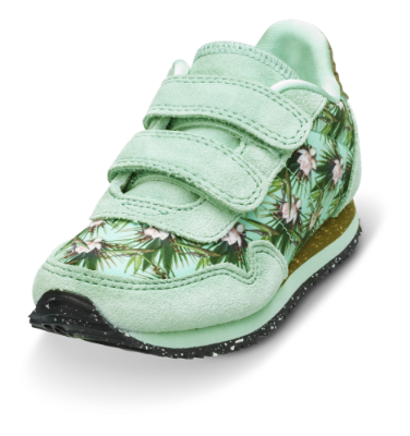 Woden Wonder barne-sneaker lysegrønn WW0044-504