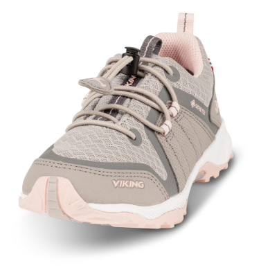 Viking barne-sneaker grå/rosa 3-49080 Extermin