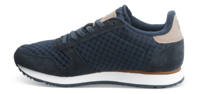 Woden dame-sneaker blå WL028-010
