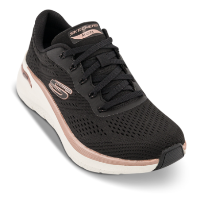 Skechers Arch Fit 2.0 Glow The Distance sneaker Sort 150067