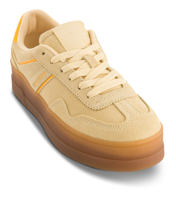 Tommy Jeans The Greenwich Plateau Sneaker Gul EN0EN02734ZGB