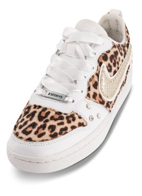 Nike Court Borough Leopard Cougar Gold Sneaker