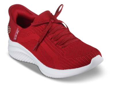 Skechers Slip-ins Ultra Flex 3.0 Heart Me Sneaker Rød 150177