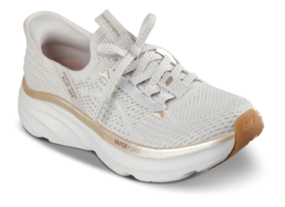 Skechers Slip-ins Relaxed Fit DLux Vapor Evening Sneaker Beige 150584