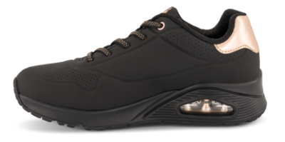 Skechers Street Uno Shimmer Away Sneaker Svart 155196