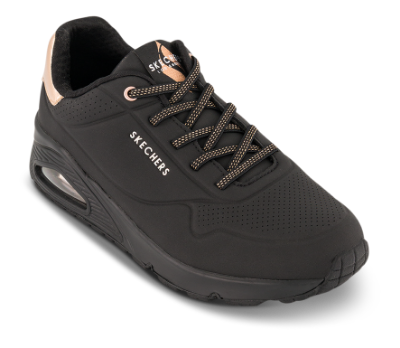 Skechers Street Uno Shimmer Away Sneaker Svart 155196