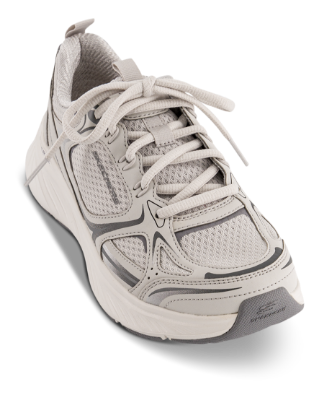 Skechers Relaxed Fit Edgeride Silver Eclipse Sneaker Hvit 50475