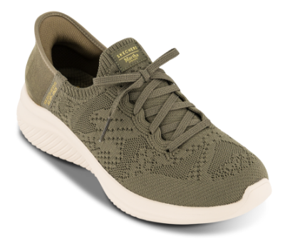 Skechers Martha Stewart Slip-ins Ultra Flex 3.0 Sneaker Grøn 158911