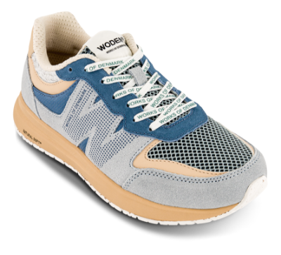 Woden Rigmor Open Mesh Sneaker Blå WL702