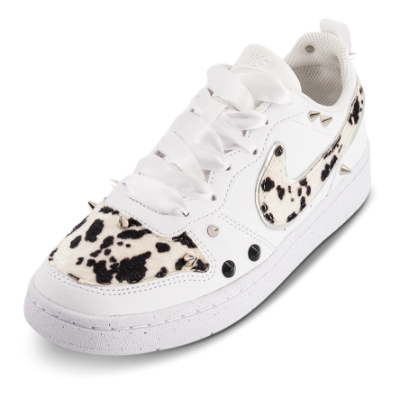 Nike Court Borough Cow White Sneakers