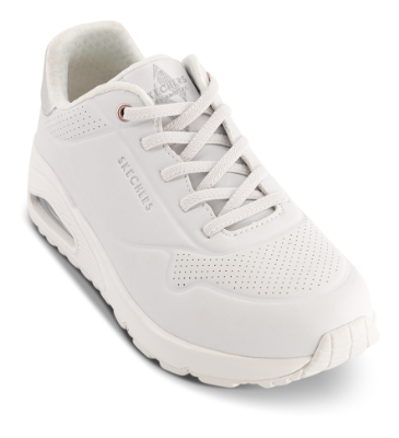 Skechers UNO Shimmer Away Sneaker Hvit 155196
