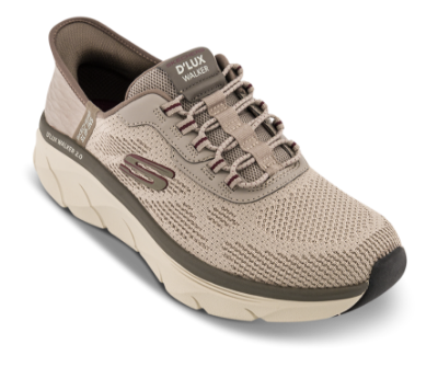Skechers Slip-ins Relaxed Fit D'Lux Walker 2.0 Sneaker Grå 232446
