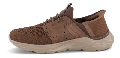 Skechers Slip-ins Relaxed Fit Garner Newick Sneaker Brun 210803