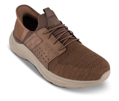 Skechers Slip-ins Relaxed Fit Garner Newick Sneaker Brun 210803