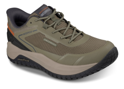 Skechers Slip-ins Relaxed Fit Badger Koda WP Sneakers Olive 211367