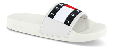 Tommy Jeans Poolslide Hvid EN0EN01378YBR