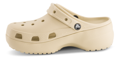 Crocs Classic Platform Clog Beige 206750