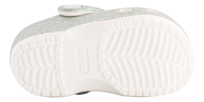 Crocs Classic Iridescent Glitter Kid Clog Hvid 210985 (21-27)