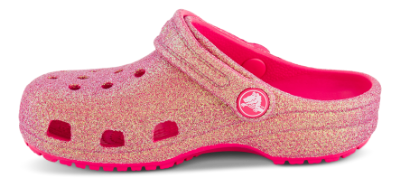 Crocs Classic Iridescent Glitter Kid Clog Pink 210986 (28-38)