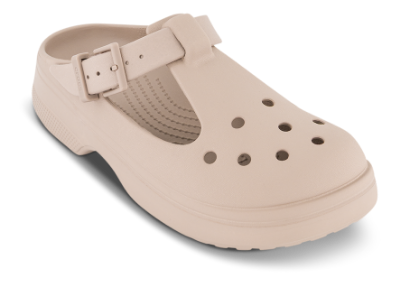 Crocs Classic Mary Jane Platform Clog Beige 210581