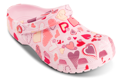 Crocs Classic Valentines Day Clogs Rosa 209682