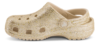 Crocs Classic Chunky Glitter Clog Guld 211939 (28-38)