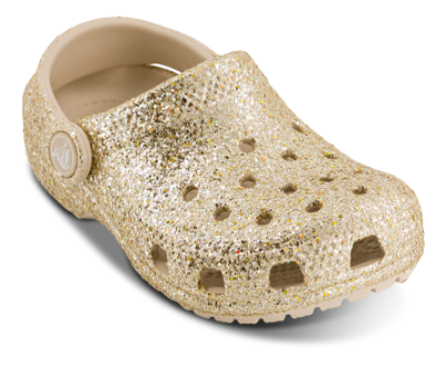 Crocs Classic Chunky Glitter Kid Clog Guld 211940 (21-27)