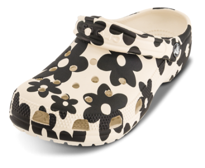Crocs Classic Pop Petals Clogs Beige 214090